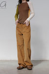 BASERANGE Corduroy Navarro Pants Made in Portugal TRNA-CO-WI22 Bossa Brown